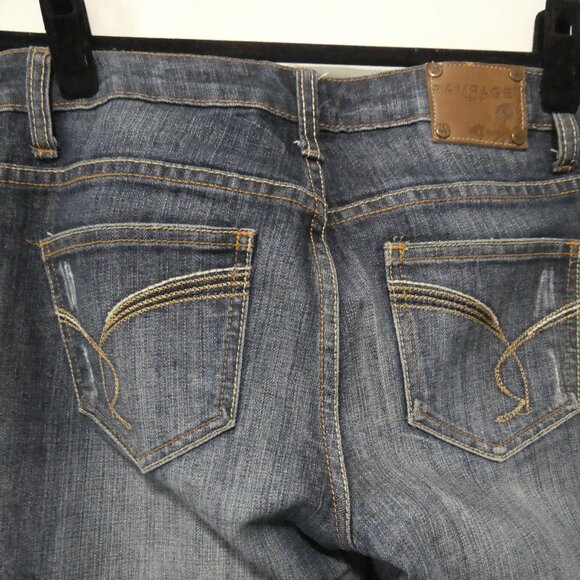 RAMPAGE | size 5 | Classic Blue Dark Wash Straight Cut Denim Jeans - Picture 11 of 16